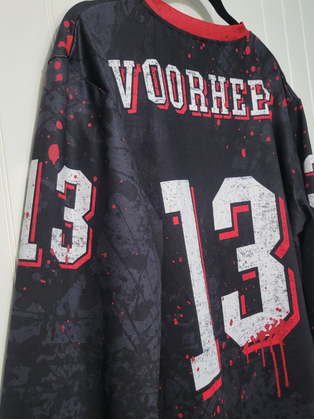 BlackMilk Jason Voorhees Friday 13th Horror Goth Grunge Goalie Hockey Jersey M - Picture 9 of 16
